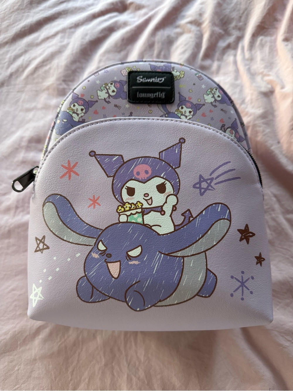 Loungefly Sanrio Kuromi Lavender Pop Backpack